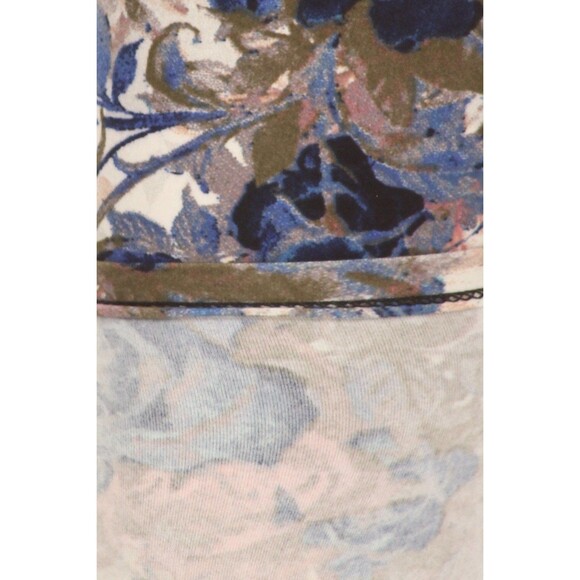X-Plus‎ Size Womens Floral Printed High Waisted Knit Leggings - Picture 4 of 4